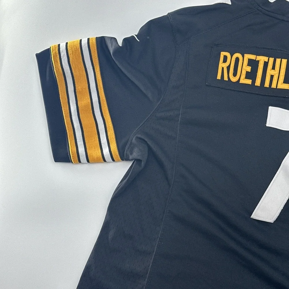 Nike On Field NFL Pittsburgh Steelers Jersey‎ Ben Roethlisberger #7 Youth XXL